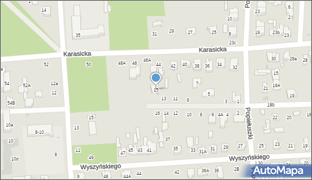 Głowno, Króla Jana III Sobieskiego, 15, mapa Głowno