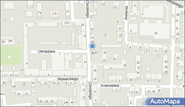 Głubczyce, Króla Bolesława Chrobrego, 25, mapa Głubczyce