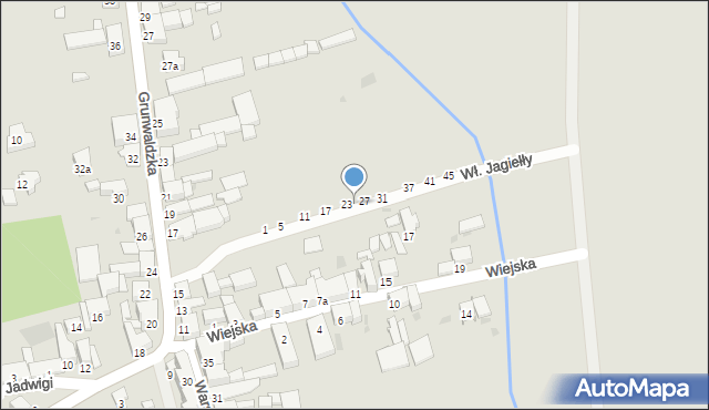 Głubczyce, Króla Władysława Jagiełły, 25, mapa Głubczyce