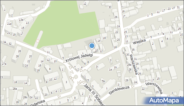 Głubczyce, Królowej Jadwigi, 1, mapa Głubczyce