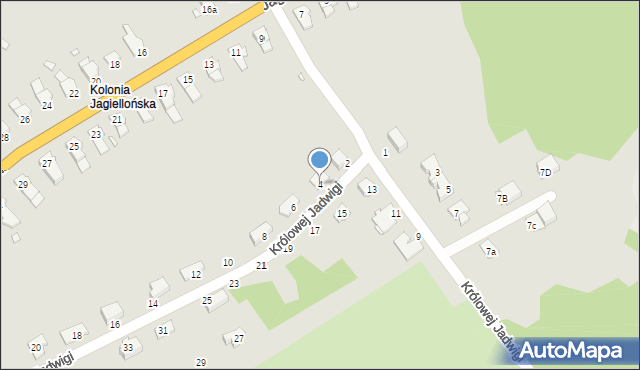 Głuchołazy, Królowej Jadwigi, 4, mapa Głuchołazy