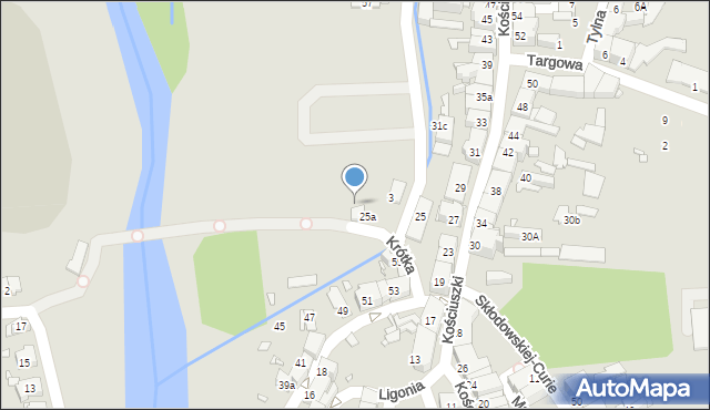 Głuchołazy, Krótka, 5, mapa Głuchołazy