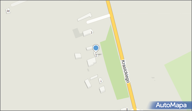 Gniew, Krasickiego, 2, mapa Gniew