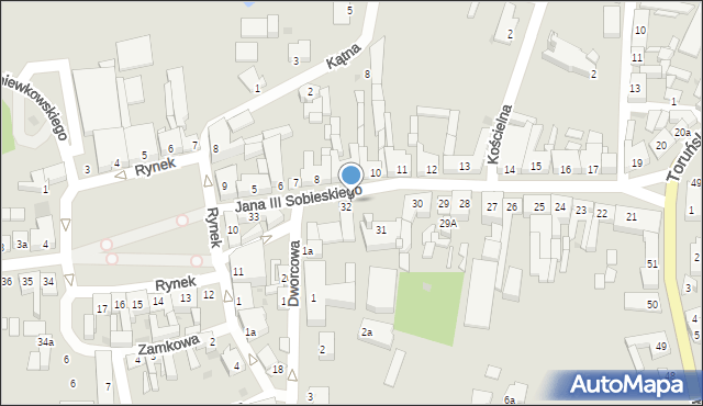 Gniewkowo, Króla Jana III Sobieskiego, 32a, mapa Gniewkowo