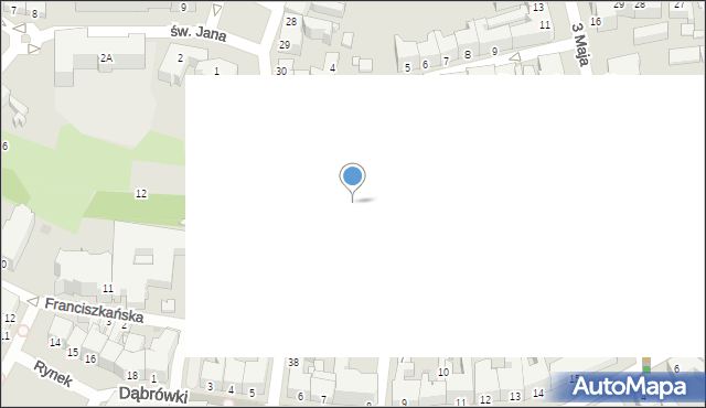 Gniezno, Krzywe Koło, 5, mapa Gniezna