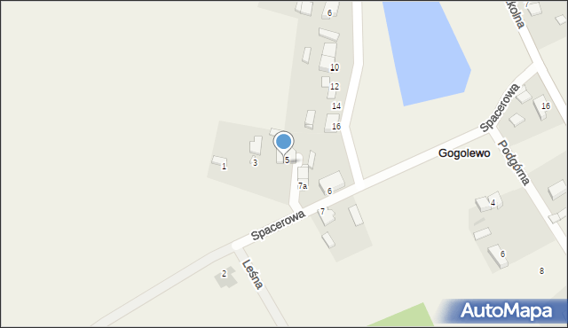 Gogolewo, Krótka, 7, mapa Gogolewo