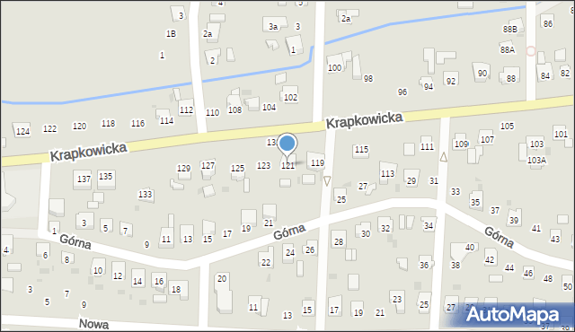 Gogolin, Krapkowicka, 121, mapa Gogolin