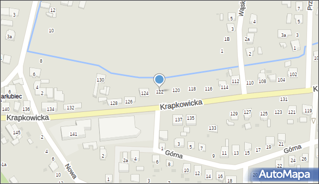 Gogolin, Krapkowicka, 122, mapa Gogolin