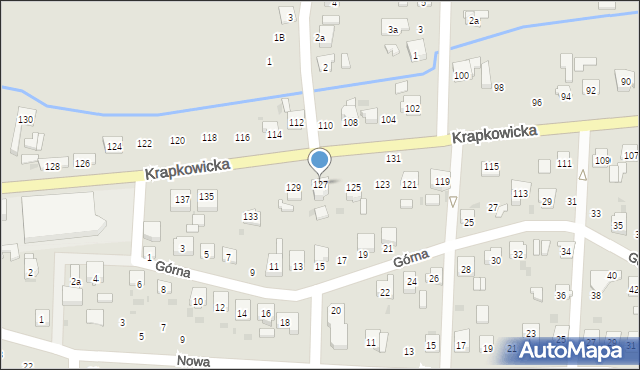Gogolin, Krapkowicka, 127, mapa Gogolin