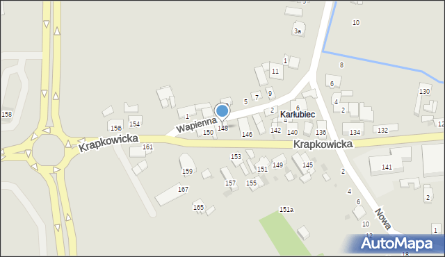 Gogolin, Krapkowicka, 148, mapa Gogolin