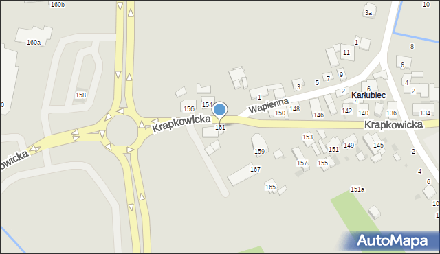 Gogolin, Krapkowicka, 161, mapa Gogolin