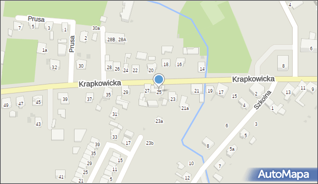 Gogolin, Krapkowicka, 25, mapa Gogolin