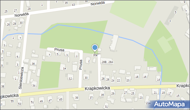Gogolin, Krapkowicka, 30a, mapa Gogolin