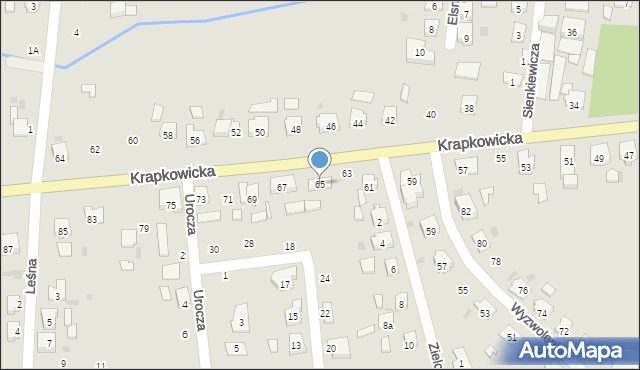Gogolin, Krapkowicka, 65, mapa Gogolin