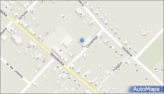 Gogolin, Króla Bolesława Chrobrego, 5, mapa Gogolin