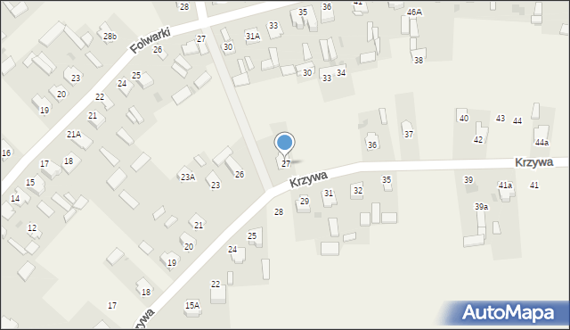 Gołąb, Krzywa, 27, mapa Gołąb