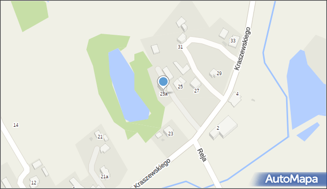 Golasowice, Kraszewskiego, 23a, mapa Golasowice