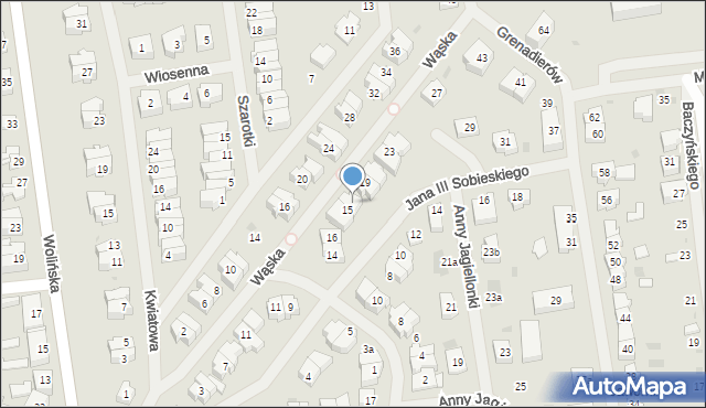 Goleniów, Króla Jana III Sobieskiego, 17, mapa Goleniów