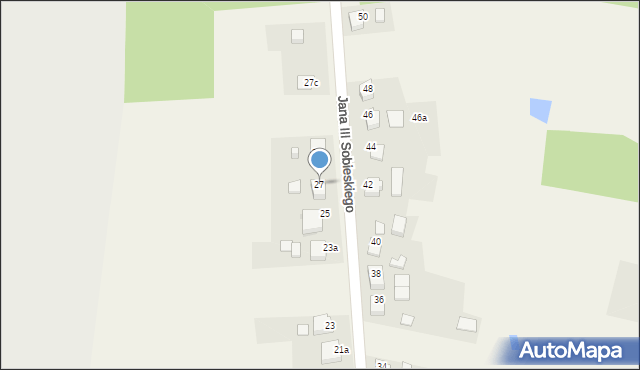 Gołkowice, Króla Jana III Sobieskiego, 27, mapa Gołkowice