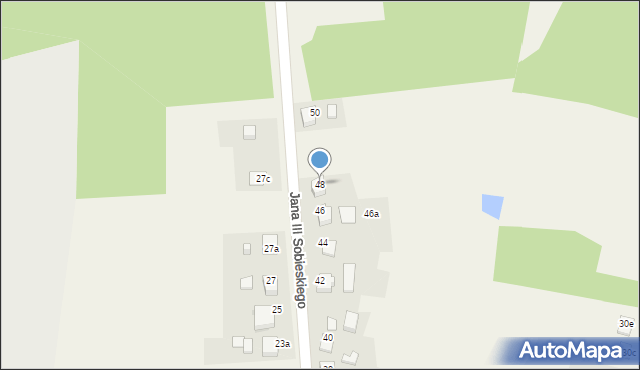 Gołkowice, Króla Jana III Sobieskiego, 48, mapa Gołkowice