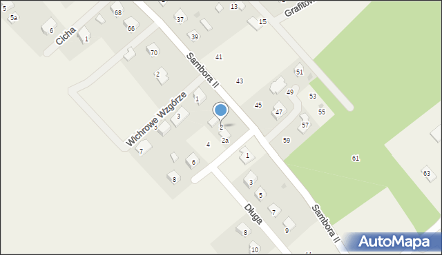 Gołubie, Krótka, 2, mapa Gołubie