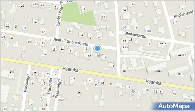 Góra Kalwaria, Króla Jana III Sobieskiego, 3, mapa Góra Kalwaria