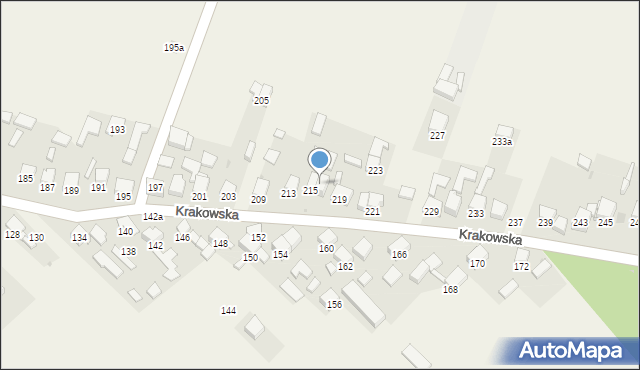 Gorenice, Krakowska, 217, mapa Gorenice