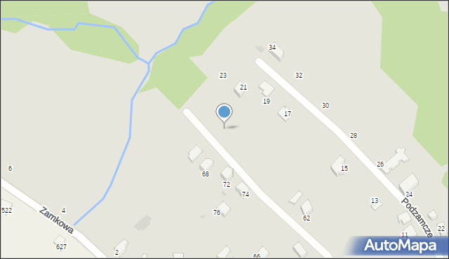 Gorlice, Krakowska, 62f, mapa Gorlic