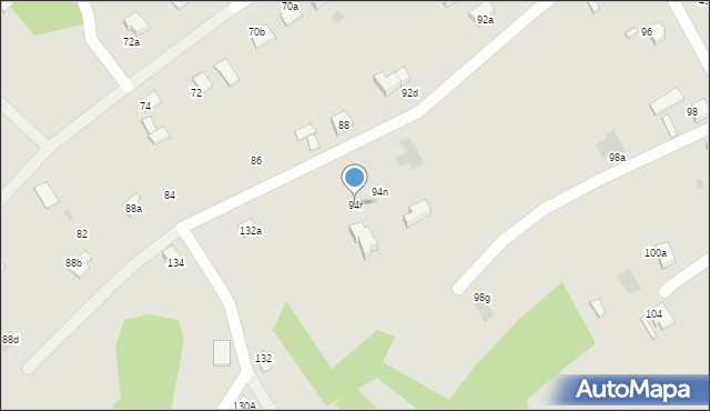 Gorlice, Króla Władysława Łokietka, 94r, mapa Gorlic