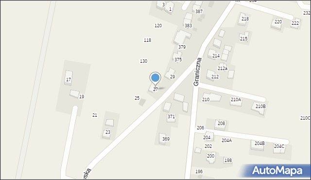 Górna Wieś, Królewska, 27, mapa Górna Wieś