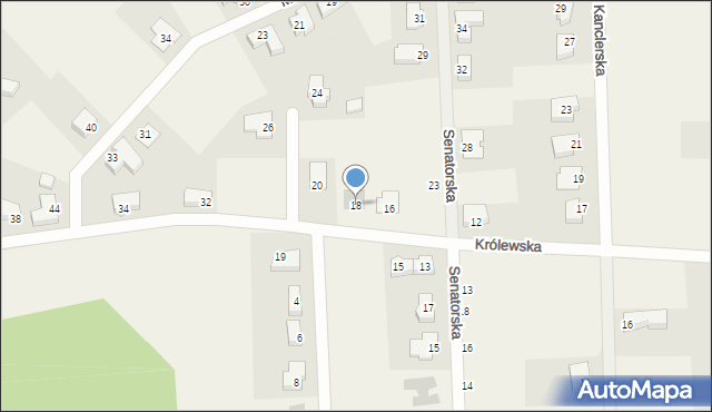 Gortatowo, Królewska, 18, mapa Gortatowo