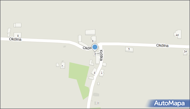 Gorzów Śląski, Krótka, 2, mapa Gorzów Śląski