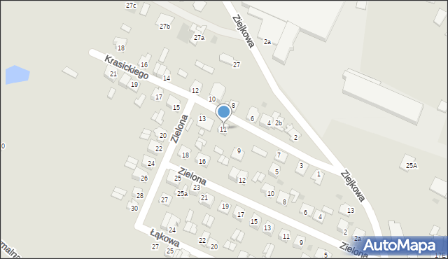 Gostynin, Krasickiego Ignacego, bp., 11, mapa Gostynin