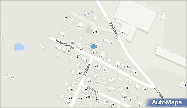 Gostynin, Krasickiego Ignacego, bp., 12, mapa Gostynin