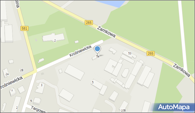 Gostynin, Krośniewicka, 5a, mapa Gostynin