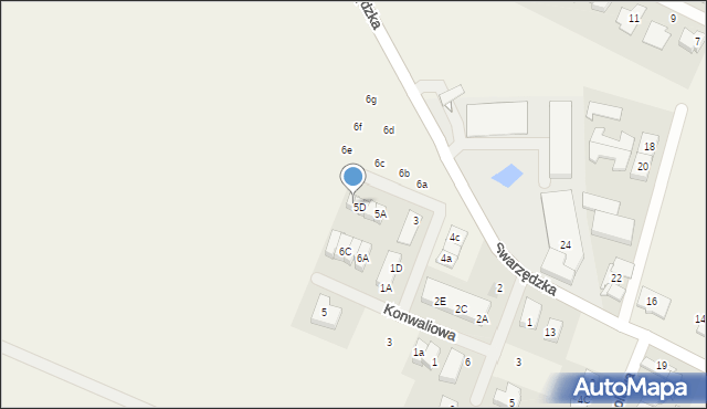Gowarzewo, Krokusowa, 5E, mapa Gowarzewo