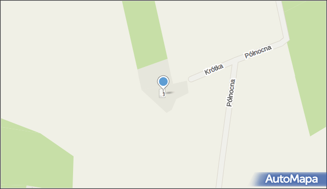 Grabce Wręckie, Krótka, 3, mapa Grabce Wręckie