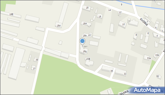 Grabin, Krótka, 20, mapa Grabin