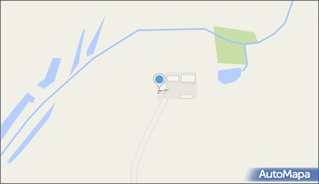 Grabionna, Krajeńska, 37, mapa Grabionna