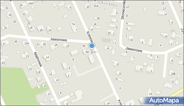 Grodzisk Mazowiecki, Kresowa, 5, mapa Grodzisk Mazowiecki