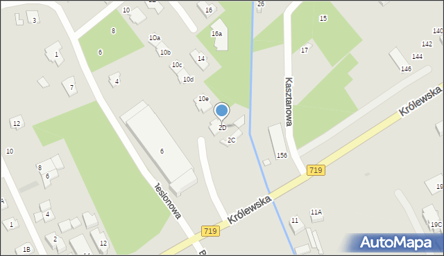 Grodzisk Mazowiecki, Królewska, 2D, mapa Grodzisk Mazowiecki