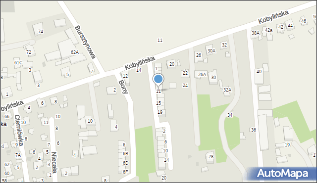 Grójec, Królowej Jadwigi, 11, mapa Grójec