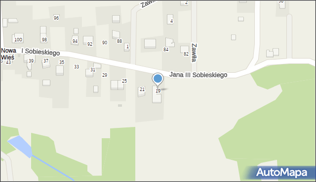 Grojec, Króla Jana III Sobieskiego, 19, mapa Grojec