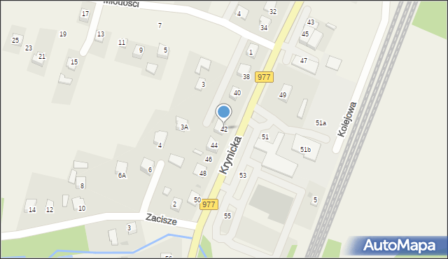 Gromnik, Krynicka, 42, mapa Gromnik