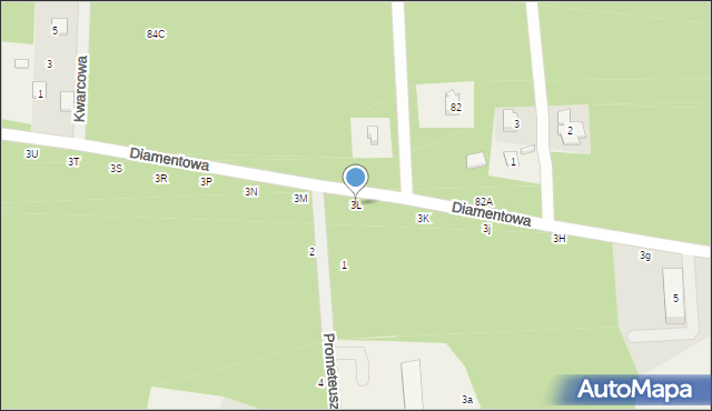 Grotniki, Krzemień, 3Ł, mapa Grotniki