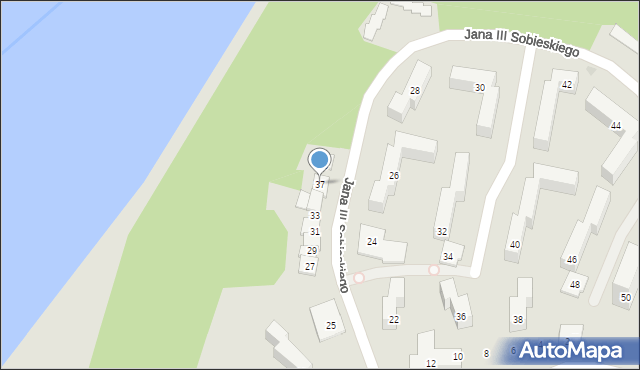 Grudziądz, Króla Jana III Sobieskiego, 37, mapa Grudziądza