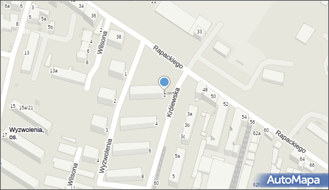 Grudziądz, Królewska, 2, mapa Grudziądza