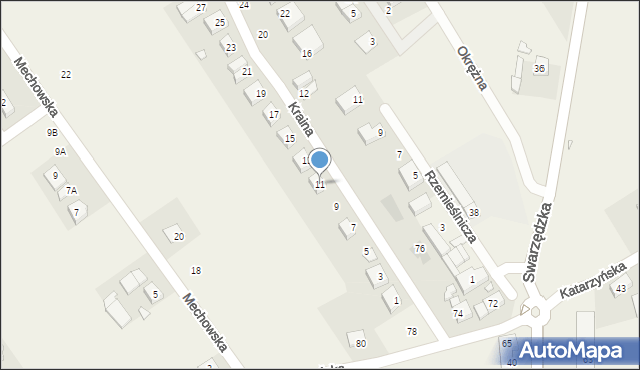 Gruszczyn, Kraina, 11, mapa Gruszczyn