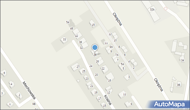 Gruszczyn, Kraina, 28, mapa Gruszczyn