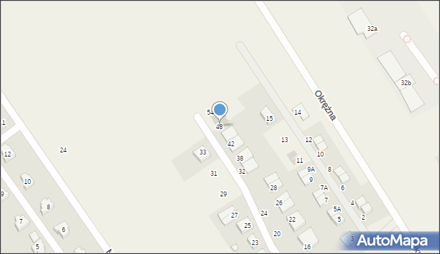 Gruszczyn, Kraina, 48, mapa Gruszczyn